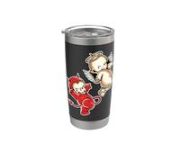 Kewpie Baby Devil Angel Cherubini Bicchiere termico in acciaio inox doppia parete