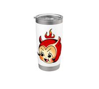Kewpie Baby Devil Demon Bicchiere termico in acciaio inox doppia parete