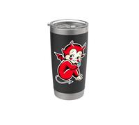 Kewpie Baby Devil piange demone triste Bicchiere termico in acciaio inox doppia parete