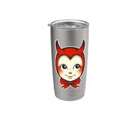 Kewpie Baby Devil - Tatuaggio Carino Bicchiere termico in acciaio inox doppia parete