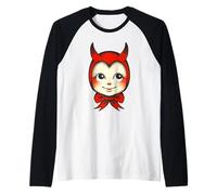 Kewpie Baby Devil - Tatuaggio Carino Maglia con Maniche Raglan