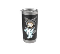 Kewpie Baby Jester Clown Devil Bicchiere termico in acciaio inox doppia parete