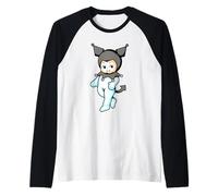 Kewpie Baby Jester Clown Devil Maglia con Maniche Raglan