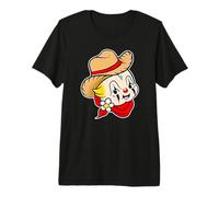 Kewpie Baby Rodeo Clown Cowboy Tatuaggio Tradizionale Flash Maglietta Premium