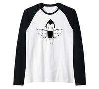 Kewpie Baby Tatuaggio Pipistrello Vampiro Maglia con Maniche Raglan