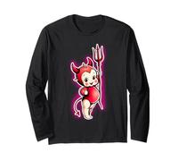 Kewpie - Costume da diavoletto per Bambina Maglia a Manica