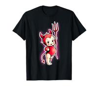Kewpie - Costume da diavoletto per Bambina Maglietta