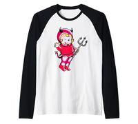 Kewpie - Forcone Baby Devil Maglia con Maniche Raglan