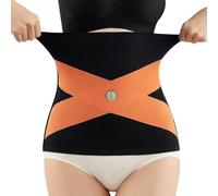 KEWUF 1 pcs Fascia Post Parto Cintura, Guaina Post Parto con Estensori Elastici, Regolabile Cintura Addominale Per la Schiena, Traspirante Cintura Shapewear per Recupero Postparto - nero