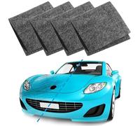 KEWUF 4 Pezzi Panni in Microfibra per Auto, Teli per la Riparazione di Graffi Auto, Teli Magici a Nanotecnologia, per Riparazione di Graffi Leggeri dell'Auto e Cura della Vernice (20 * 10 cm)