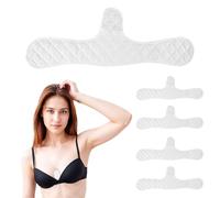 KEWUF 5 Pcs assorbi sudore sotto il seno, Confezione Coppette Assorbilatte Antisudore, Riutilizzabili in Cotone per Reggiseno, Traspiranti per Sport E Allattamento, Coppette Assorbilatte da Donna