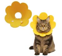 KEWUF Collari Protettivi per Gatto, Collare Protettivo Gatto Antileccamento, Collare di Recupero per Gatto, collare elisabettiano gatto, Collare a Cono per Gatti con Collo Regolabile, Anti-Morso - L