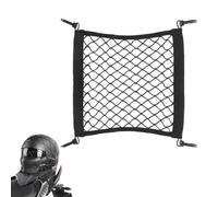 KEWUF Rete Ragno Moto, Rete Moto Portapacchi, Rete Portabagagli per Moto, Casco Elastico per il Fissaggio della Staffa del Motociclo del Bagaglio, Adatto per Bicicletta, Moto, Auto (25 * 30CM)