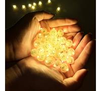 KEWUZY 100 Pezzi Mini LED per Palloncini, Luci Colorate Lampeggianti Mini Lampada a LED Lanterne per Feste di Matrimonio, Halloween, Natale, Martedì Grasso, Decorazioni per Bar e Club
