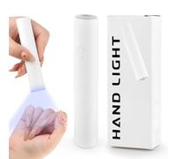 KEWUZY Lampada LED Unghie, Lampada UV LED Unghie Piccola, Mini Lampada LED Unghie, Lampada UV LED Unghie Piccola, USB Ricaricabile E Portatile per Unghie Gel Sciugatura Rapida