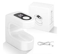 KEWUZY Mini lampada U V, lampada UV da 3 W, per unghie in gel, piccola lampada per unghie a LED, per principianti, mini lampada UV per unghie, principianti, fai da te, viaggi, ricaricabile