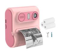 Kexfory Fotocamera con stampa istantanea da MP Videocamera for bambini 1080P Fotocamera for bambini Schermo IPS da 2,4 pollici Mini stampante termica con 3 rotoli di carta fotografica Regal