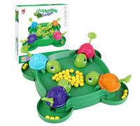 Kexfory Hungry Turtle Gioco interattivo Eat Ball Gioco da tavolo Multigiocatore Competitivo Gara Giocattolo Hungry Bins Gioco da tavolo Primi giocattoli educativi for 2-4 giocatori for bamb