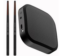 Kexfory Virtual Air Drum Set Tamburo ad aria portatile con bacchette Pedali for batteria virtuali elettronici professionali for batteria for principianti Bambini Adulti (Pagamento base nero)