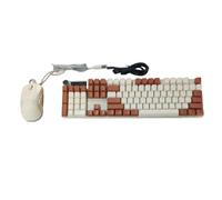 KEXIAO 104Keys - Tastiera meccanica da gioco e mouse, set con nucleo retroilluminato per l'intrattenimento domestico