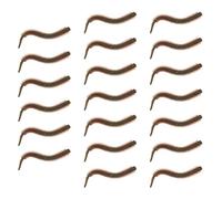 KEXIAO 20 esche artificiali a forma di vermi della sabbia, esche da bagno, wobblers, 7,5 cm, morbide esche da pesca