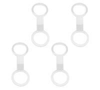 KEXIAO 4Pcs Silicone Snorkels Strap Keeper Immersioni Universali Clip Snorkels Strap Keeper Tubo Holder Diving Accessorio