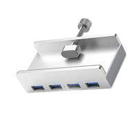 KEXIAO 5Gbps USB/Tipo C Concentratore Morsetto USB3.0 Splitter Adattatore Dock Station 4 Porte per Computer Desktop Accessori PC