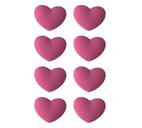 KEXIAO 8 pezzi a forma di cuore in silicone antivibrazioni per racchetta da tennis assorbimento degli urti e decorazione elegante