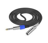 KEXIAO Cavo di prolunga audio stereo professionale da 6,35 mm maschio a femmina per mixer, microfono, chitarra, lunghezza diversa