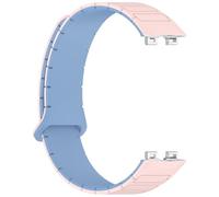 KEXIAO Cinghie magnetiche in silicone comode cinghie da polso morbide cinturini per smartwatch accessori adatti per orologio 10/9/8, Rosa e blu., 99mm