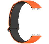KEXIAO Cinghie magnetiche in silicone comode cinghie da polso morbide cinturini per smartwatch accessori adatti per orologio 10/9/8, Arancione, 99mm