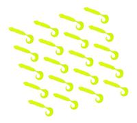 KEXIAO Confezione da 20 esche artificiali morbide, ad alta elasticità, esche galleggianti per molteplici tecniche