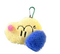 KEXIAO Lovely Pigs - Portamonete per auricolari con ciondolo a forma di animali, portamonete e portamonete per ragazze, giallo, 14x3x9cm