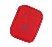 KEXIAO Mini borsa portatile per primo soccorso, vuota, di piccole dimensioni, da viaggio, con cerniera, pratica tasca per pillole da viaggio per uso domestico