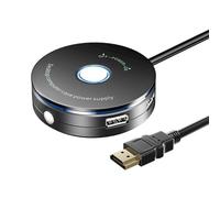 KEXIAO Pulsante di accensione esterno PC Desktop Computer Case Reset Switch Button con porta USB 2.0 per ufficio Internet Cafe