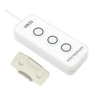 KEXIAO Tastiera a 1 chiave/3 tasti con tastiera Braille USB Macro Programmazione Tastiera di connessione USB per lavorare e giocare
