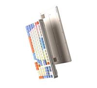 KEXIAO Tastiere da gioco compatte a 97 tasti, con retroilluminazione RGB dinamica e manopola per volumi dedicati per PC e ufficio