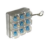 KEXIAO Tastiere Meccaniche Interruttori Tester Portachiavi Ciondolo per Tastiere Interruttori Test Stress Relief Toy