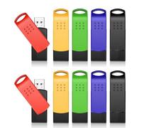 KEXIN Chiavetta USB 16 GB 10 Pezzi Pennetta Pen Drive 16 GB USB 2.0 Chiavette USB Multiple Colors