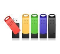 KEXIN Chiavetta USB 64GB 5 Pezzi Chiavette USB 2.0 USB Unità Flash 64 Giga per Laptop PC Desktop, Pennette Portatile Colorato Confezione da 5