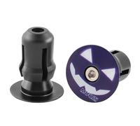 Kexpery 2 pezzi tappi terminali per manubrio bicicletta in lega di alluminio tappi per manubrio bici da montagna leggeri maniglie per manubrio bici MTB tappi accessori