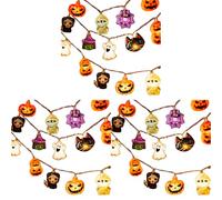 Kexpery 3M 20 LED Ghirlanda Halloween a batteria con timer, 8 modalità di illuminazione, decorazione fantasma per casa e festa all'aperto