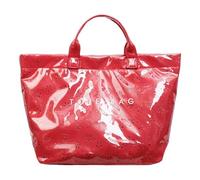Kexpery Borsa a mano in PVC da donna, grande capacità, portamonete trasparente lettere, borsa shopping bag