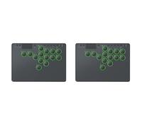 Kexpery Controller Arcade senza Leva 14 Tasti RGB per Console PC Supporta Cambiamento a Caldo per Switch PS4
