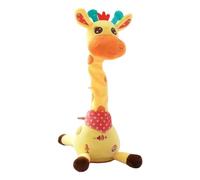 Kexpery Giocattolo giraffe in peluche con LED e funzioni su ciò che dici per i bambini dai 6 ai 12 mesi