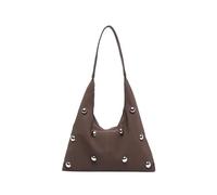 Kexpery Hobo - Borsa da donna in pelle scamosciata con borchia, borsa a tracolla con cerniera, borsa da lavoro e da viaggio