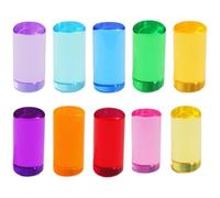 Kexpery Kit di blocchi di costruzione in cilindro acrilico giocattoli educativi per bambini 3-6 anni Stacking e Creatività