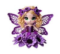 Kexpery Kit di uncinetto fiori di girasole con strumenti e tutorial per dilettanti Creazione Bambole Handmade Decorazione Casa Regalo Donne