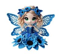 Kexpery Kit di uncinetto fiori di girasole con strumenti e tutorial per dilettanti Creazione Bambole Handmade Decorazione Casa Regalo Donne