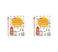 Kexpery Libro interattivo in Inglese con Oltre 500 Parole Suoni educativi Giocattolo per Bambini da 2 a 6 Anni Libro audio educativo senza schermo